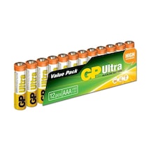 Gp Lr03 1.5v Ultra Alkalin Aaa İnce Kalem Pil 12'li