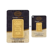 25 Gram 24 Ayar Külçe Altın (20+5)