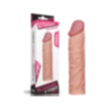 Hızlı Express Lovetoy X-Tender 5 CM Dolgulu Realistik Penis Kılıfı 20 CM + 10 ml Kayganlaştırıcı