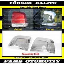 Famsotomotiv Opel Combo Krom Ayna Kapağı 2 Prç. 2011-2018 P.Çelik