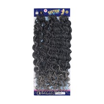 Sister Afro Dalgası Saç - Siyah Gri Ombreli T1b/grey