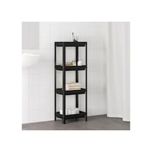 4 Katlı Siyah Bölmeli Banyo Raf Düzenleyici Nocolor-d9602114 - 254067211 Nocolor-d9602114