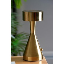 Acar Dekoratif Gold Metal Masa Lambası - 22 Cm Acr-490 Gold