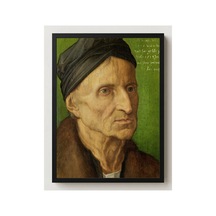Rönesans Dürer Ressam Michael Wolgemut Portresi Çerçevesiz Poster 21x30 Cm A4 Tablo Rönesans