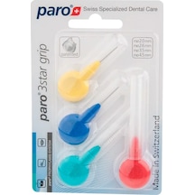 Paro 3 Star Üç Boyutlu Arayüz Fırçası 4'lü Çok Renkli