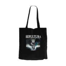 Sepultura Kairos Siyah Kanvas Bez Çanta Siyah