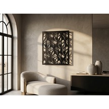 Modern Metal Soyut Geometrik Kristal Desenli Duvar Tablosu Kare Salon Ofis Duvar Dekoru