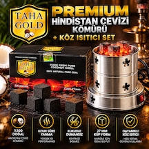 Taha Gold 27 Mm Kömür 54 Adet Ve Elektrikli Köz Isıtıcı Seti
