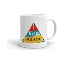 I Rise Again Baskılı Kupa/bardak Beyaz