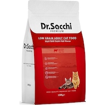 Dr. Sacchi Premium Sensitive Biftekli Yetişkin Kedi Maması 1500 G