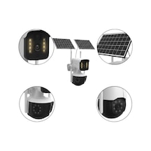 Güneş Enerjili Yayla Kamerası 4g Sım Kartlı 9mp Solar Güvenlik Kamerası 2 Yıl Garantili