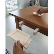 Pratik Masa Altı Atık Toplayıcı Çift Taraflı Bantlı Montaj Gerektirmez Silinebilir Yüzey 25x10 Cm Diğer
