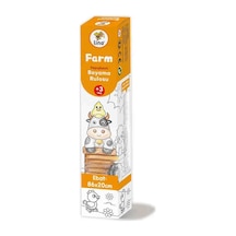 Lino Yapışkanlı Boyama Rulosu Kağıdı 86x20 Cm Farm