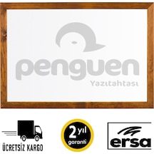 Penguen Ahşap Çerçeve Dekoratif Laminat Yazı Tahtası