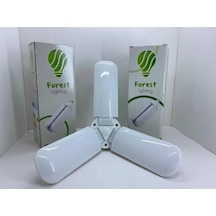 45 W Pervane Led Ampul Beyaz Işık E27 Led Ampul 45 Watt Yok