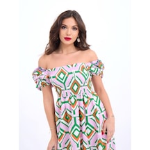 De'charme 5525 Elbise-beliza Altın