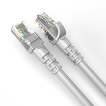 Derkab 3 Metre Cat6 Network-Ağ-Ethernet Kablosu Gri