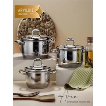 Aryıldız Ar256848 Aria 6 Parça Tencere Set 14/16/18