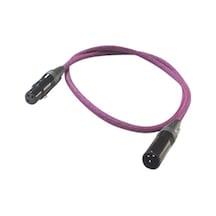 Estello-E2002C 15 Mt Mor Xlr Erkek + Xlr Dişi Ara Örgü Kablo