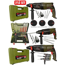 Schmıtzer 3'lü Set Sch-2603s Pro 850 W Sds Plus Metal Şanzuman Profesyonel Darbeli Matkap Kırıcı Delici 26mm Hilti