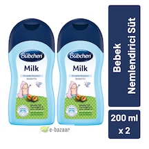 Bübchen Bebek Nemlendirici Süt 200 ml - 2'li Paket