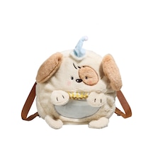 Charhp&kejnt Resmi Orijinal Happydog Peluş Ağrı Çantası Sevimli Sırt Çantası 2024 Yeni Haberci Çantası Diğer