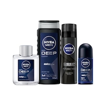 Erkek Cilt Bakım Seti Deep Losyon + Deep Tıraş Köpüğü + Deep Roll On + Deep Duş Jeli 1 - 2 Saat