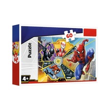 Örümcek Adam 60 Parça Çocuk Puzzle Yapboz 4+ Yaş 22x33 Cm