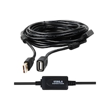 Powermaster Pm-11955 Usb 2.0 Siyah Chipset 10 Metre Usb Uzatma Kablosu-184127