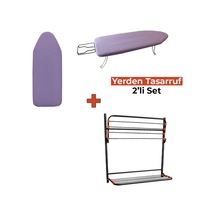 Belda Mini Ütü Masası & Kanat Goldline Asmalı Çamaşır Kurutmalık-öğrenci İşi Set