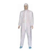 Mege Tek Kullanımlık Tulum Beyaz 40 G 10 Adet