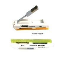 Usb Kart Okuyucu Çok Luhafıza Kart Okuyucu 480mbps Ye Kader 2 ,0 Aktarım Hızı Usb 1 Adet