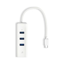 Tp-lınk Ue330c Usb Type-c 3-port Hub Ve Gigabit Ethernet Adaptörü