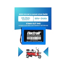 Stmax Elit 940 Uyumlu Batarya Standart Kapasite Lifepo4 60v 24ah Elektrikli Motorsiklet Bataryası