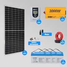 Mini Bağ Evi Ve Karavan Solar Güneş Enerji Sistemi 5000wh Depolama
