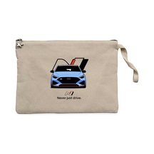 Hyundai İ20n Never Just Drive Krem Clutch Astarlı Cüzdan / El Çantası