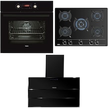 Teka HAK 629 BK - GBC 75030 KBC BK -TVT 90 Siyah Ankastre Set