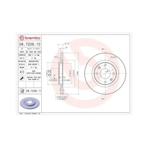 Peugeot Partner Fren Diski On 1998-2009 Brembo 08723811 2adettir