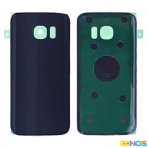 Samsung Galaxy G935 S7 Edge Uyumlu Batarya Kapağı Siyah Sn808003