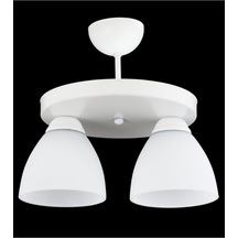 Tekli Yuvarlak Beyaz Spor Model Modern Avize İ