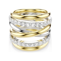 5740412 Swarovski Yüzük Hyperbola:rıng Whı/mıx 60 Metalik