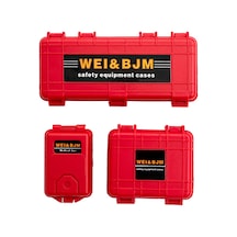 Wezone 1/10 Ölçekli Rc Araçlar İçin Trax4, Scx10, 90046, 90047, Rr10 Kırmızı Abs Simülasyonlu Valiz Dekorasyon Seti 3 Adet