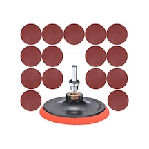 17 Parça Cırt Zımpara Seti + Matkap Aparatı 115 Mm (465635280)