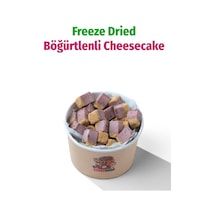 Freeze Dried Böğürtlenli Cheesecake Kurutulmuş Çıtır Cheesecake Küpleri, Tatlı Küpleri Atıştırmalık - 100 Gr