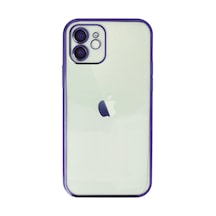 iPhone Uyumlu 11 Kılıf Razer Lensli Silikon - Mor