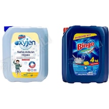 Bingo Çamaşır Suyu 4 Lt + Bulaşık Det. 4lt 2'li Set Diğer