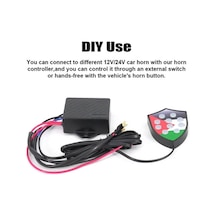 Createtech 12v/24v 10 Sesli Su Geçirmez Araç Kornası - Kolay Kurulum Ve Dayanıklı