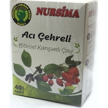 Nursima Acı Çehreli Bitkisel Karışımlı Süzen Poşet Çay 40'lı