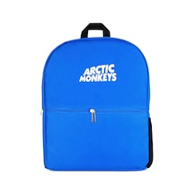 Arctic Monkeys White Logo Mavi Sırt Çantası