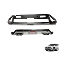 Autogp Hyundai Tucson Ön Arka Tampon Koruması Difüzör 2024+ Makyajlı Model